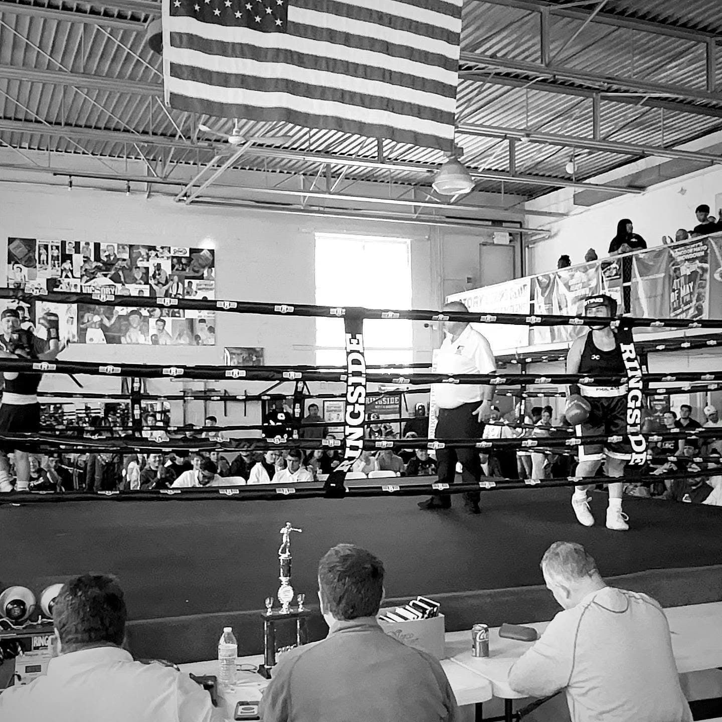 Ringside at a Vargas Boxing event